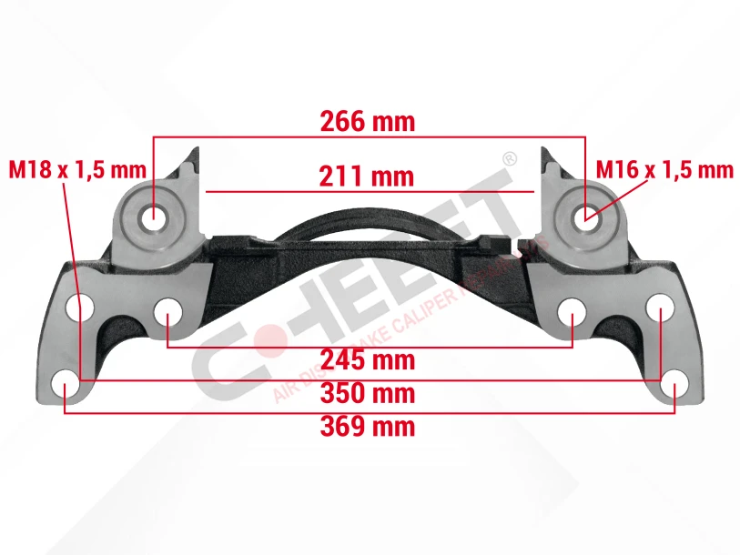 Caliper Carrier MAXX19 ( 19.5 - Right )