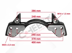 CH1269 - Caliper Carrier - SB7 - 22.5 | CHEEFT