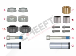 CH2012 - Caliper Guides & Seals Repair Kit | CHEEFT