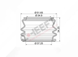 CH3533 - Guide Pin Gaiter | CHEEFT