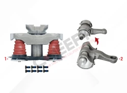 TSB4312 12 TON AXLE (With Pin) TYPE