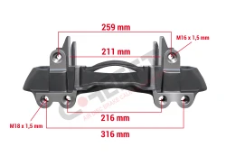CH6054 - SAF Modul T GEN 2 Axle 22,5 Inch | CHEEFT