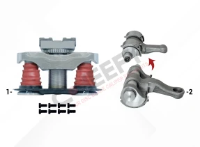 TSB3709/4309 9 TON AXLE (Without Pin) TYPE