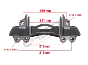 CH6054 - SAF Modul T GEN 2 Axle 22,5 Inch | CHEEFT