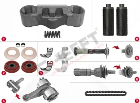 CHS1145 - Caliper Complete Mechanism Repair Kit | CHEEFT