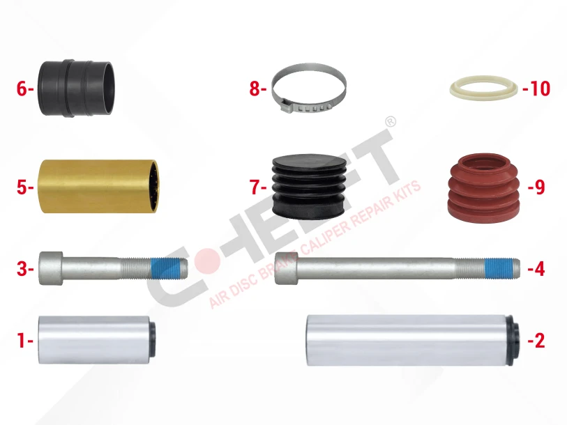 Caliper Guides & Seals Repair Kit