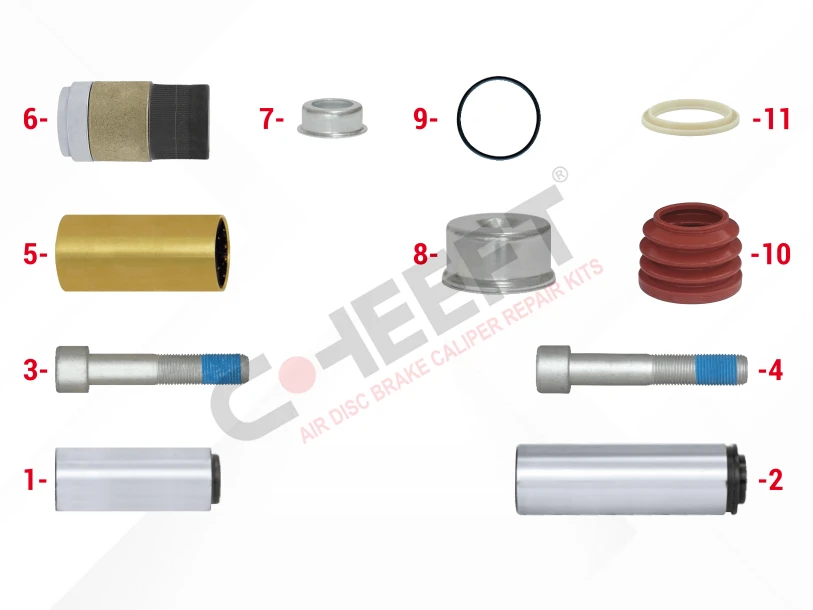 Caliper Guides & Seals Repair Kit