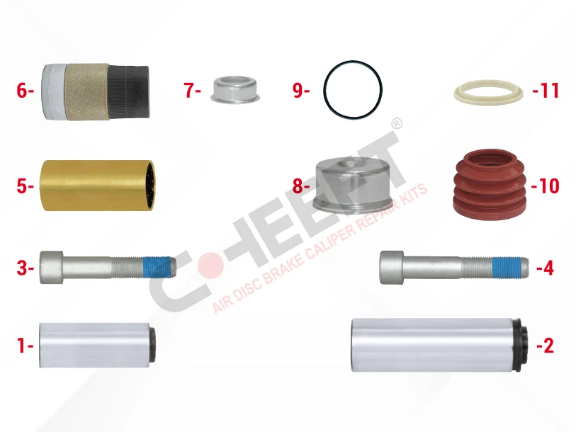 Caliper Guides & Seals Repair Kit