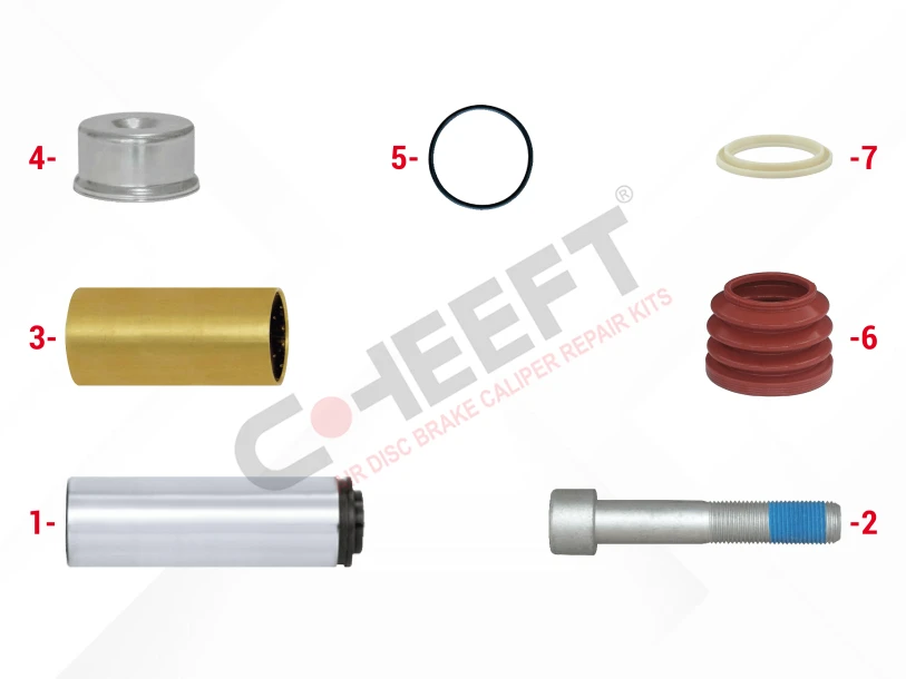 Caliper Guide & Seals Repair Kit