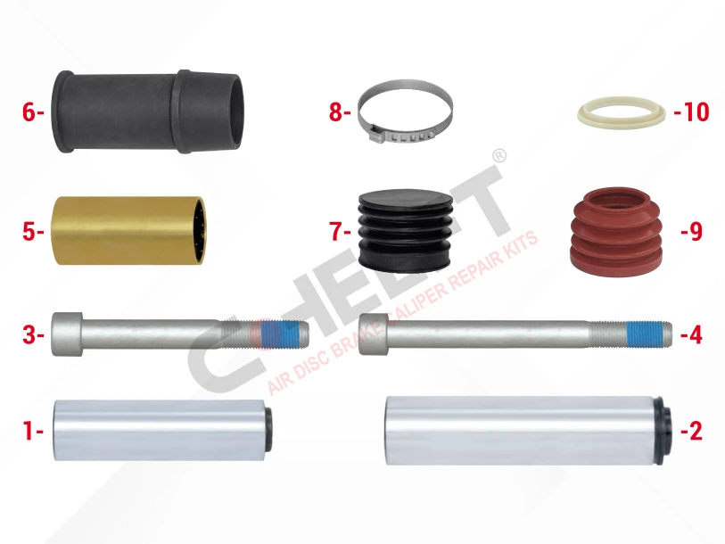 Caliper Guides & Seals Repair Kit