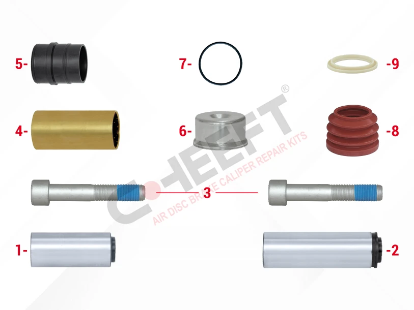 Caliper Guides & Seals Repair Kit