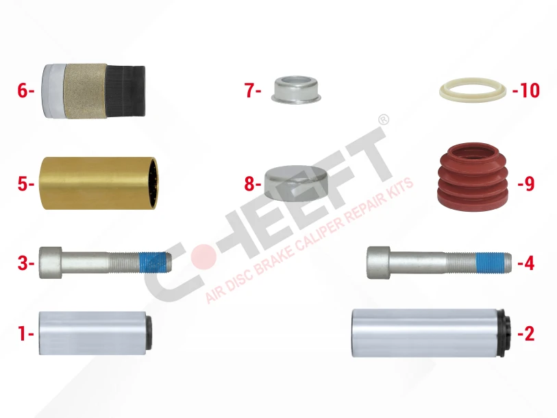 Caliper Guides & Seals Repair Kit