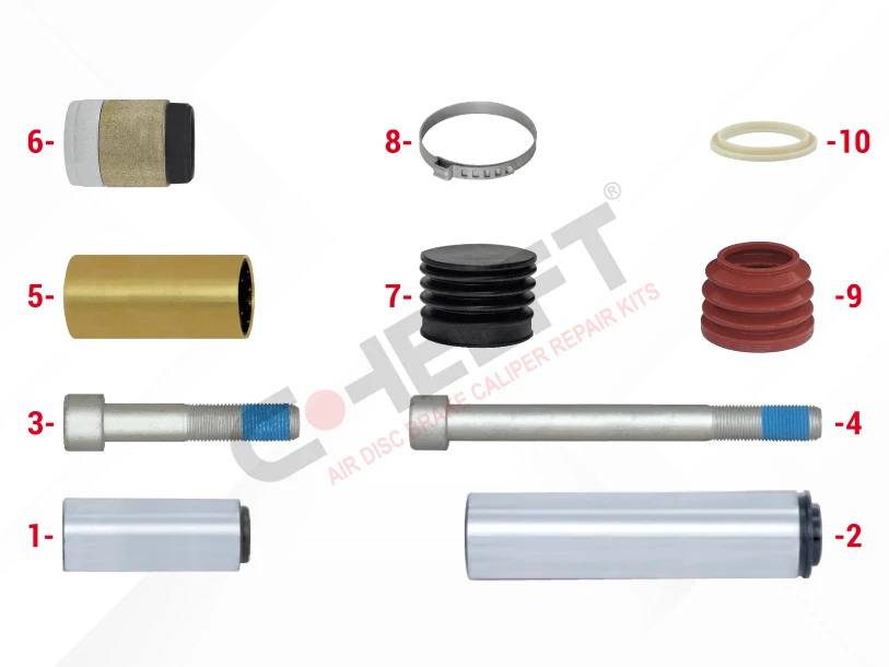 Caliper Guides & Seals Repair Kit