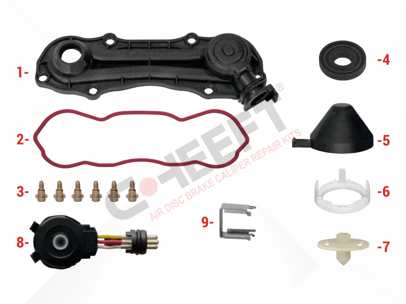 CH1071 - Caliper Plastic Cover (3 Cables Sensor - Mercedes / Scania / Daf) | CHEEFT