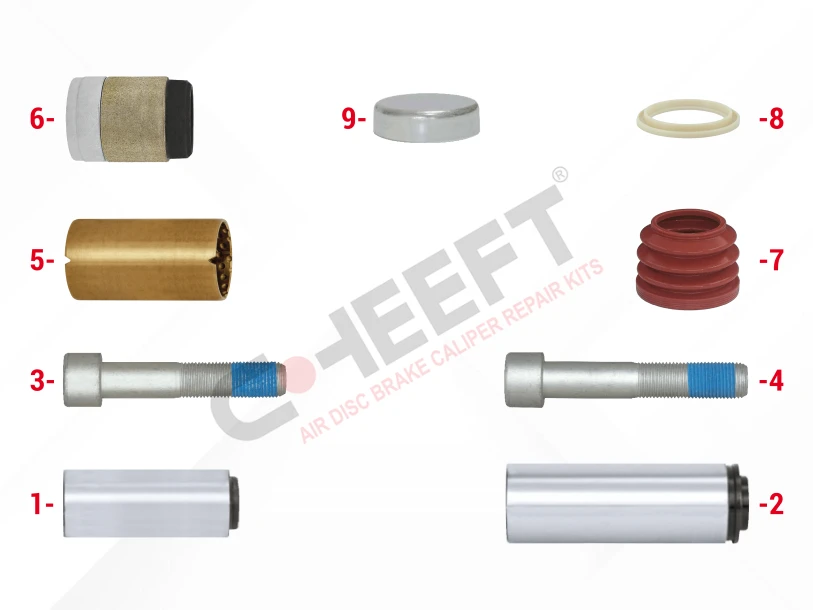 Caliper Guides & Seals Repair Kit