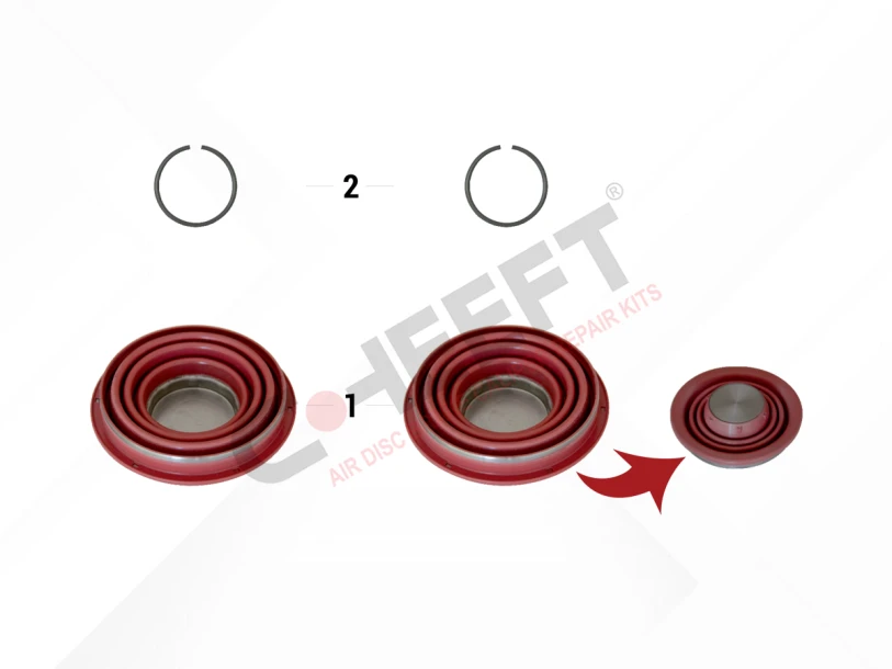 CH1125 - Caliper Piston Tappet & Circlip Repair Kit | CHEEFT
