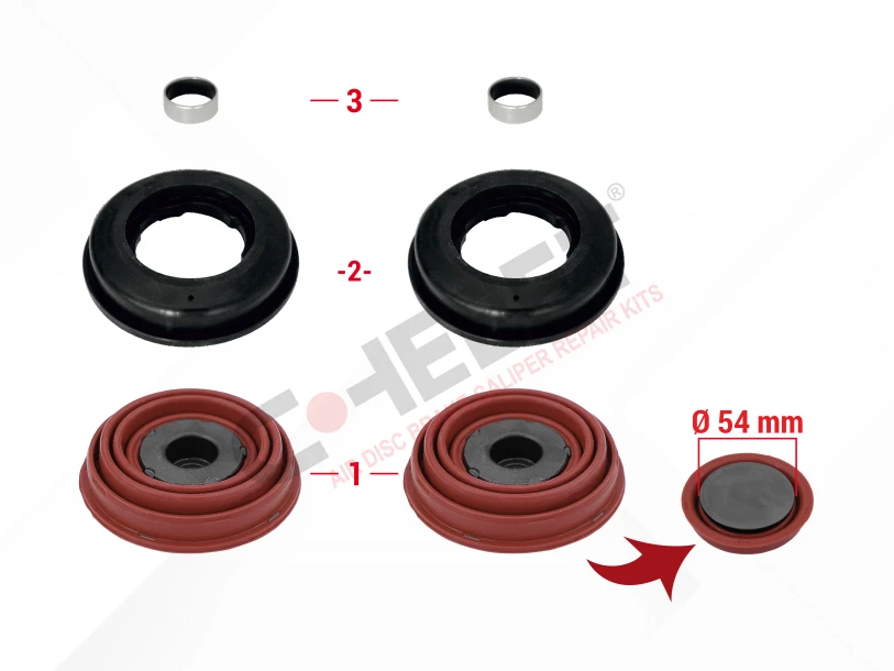 Caliper Piston Tappet & Seals Repair Kit