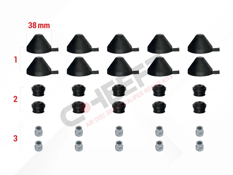CH1166 - Caliper Plastic Cover Cap Kit | CHEEFT
