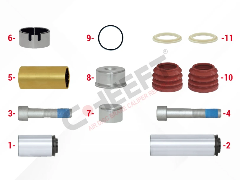 Caliper Guides & Seals Repair Kit