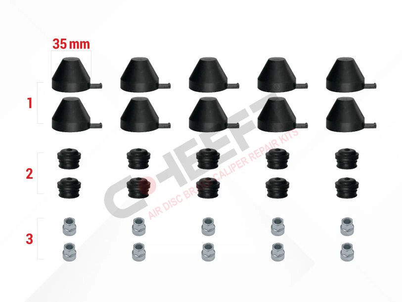 CH1187 - Plástico Tapa Tapón Kit | CHEEFT