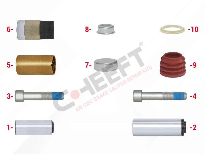 Caliper Guides & Seals Repair Kit