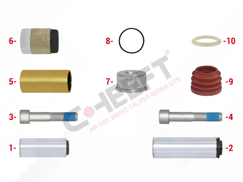 Caliper Guides & Seals Repair Kit