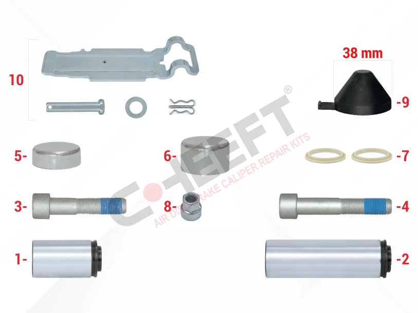 CH1199 - Caliper Guides & Seals Repair Kit | CHEEFT