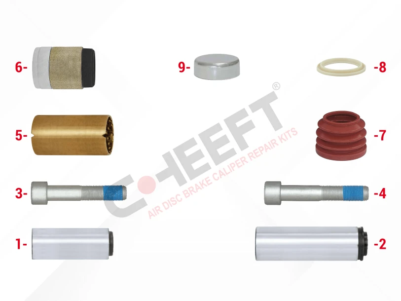 Caliper Guides & Seals Repair Kit