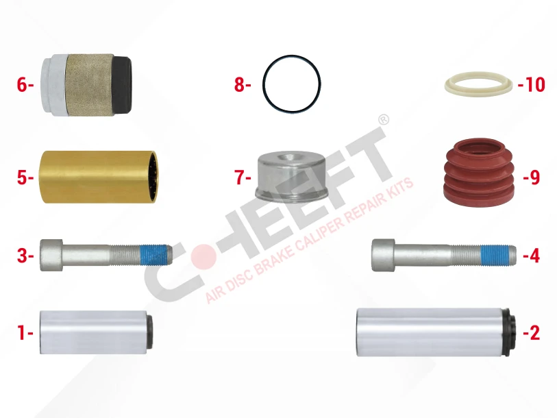 CH1224 - Caliper Guides & Seals Repair Kit | CHEEFT
