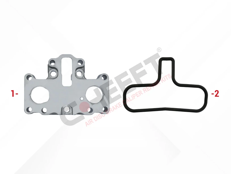 Caliper Middle Cover and Gasket