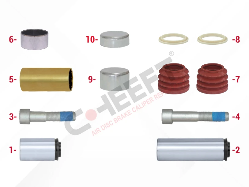 CH1312 - Caliper Guide & Seals Repair Kit ( DongFeng ) | CHEEFT