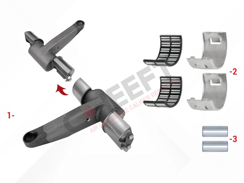 Lever Repair Kit (Radial - Left)