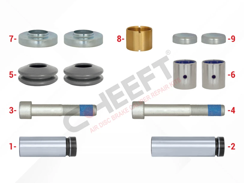 Caliper Guides & Seals Repair Kit