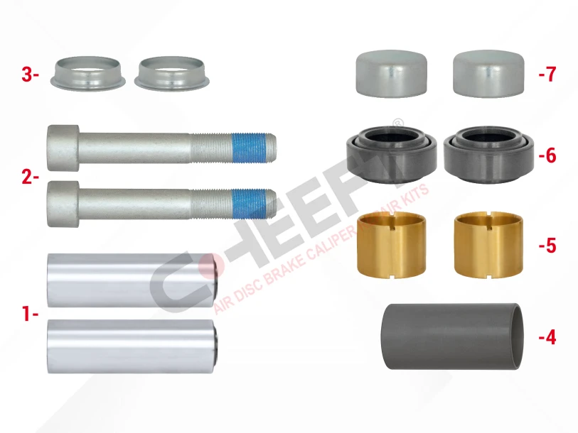 Caliper Guides & Seals Repair Kit