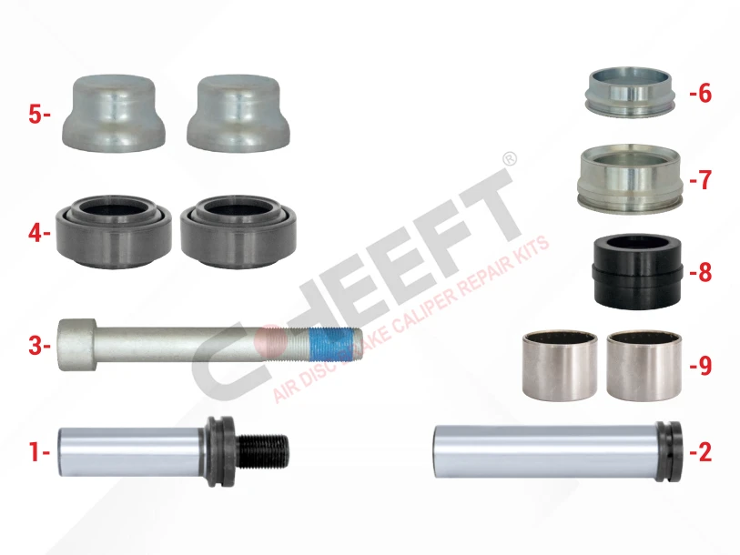 Caliper Guides & Seals Repair Kit
