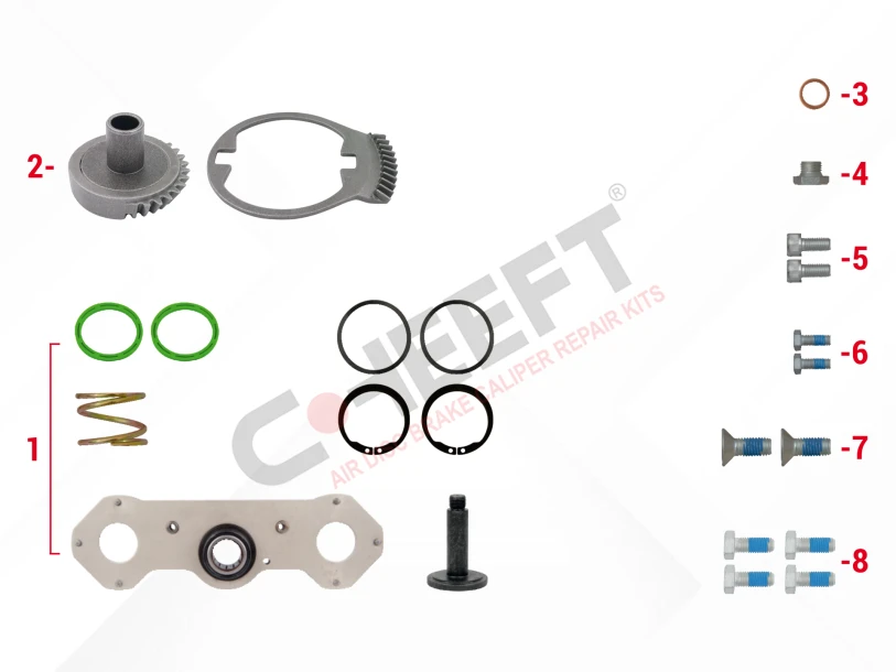 CH2276 - Adjusting Mechanism Gear Kit (Right) | CHEEFT