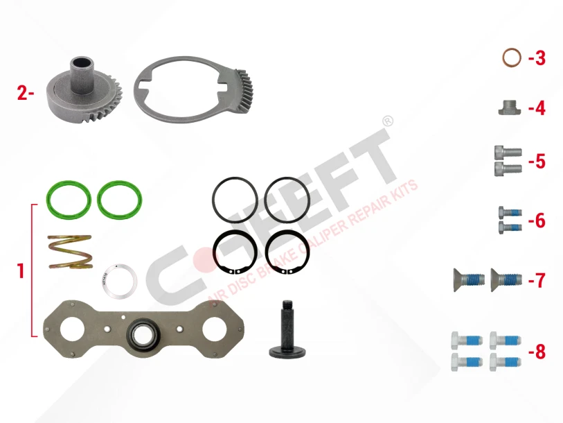 CH2282 - Adjusting Mechanism Gear Kit (Left) | CHEEFT