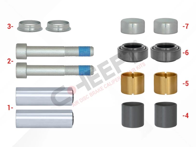 Caliper Guides & Seals Repair Kit