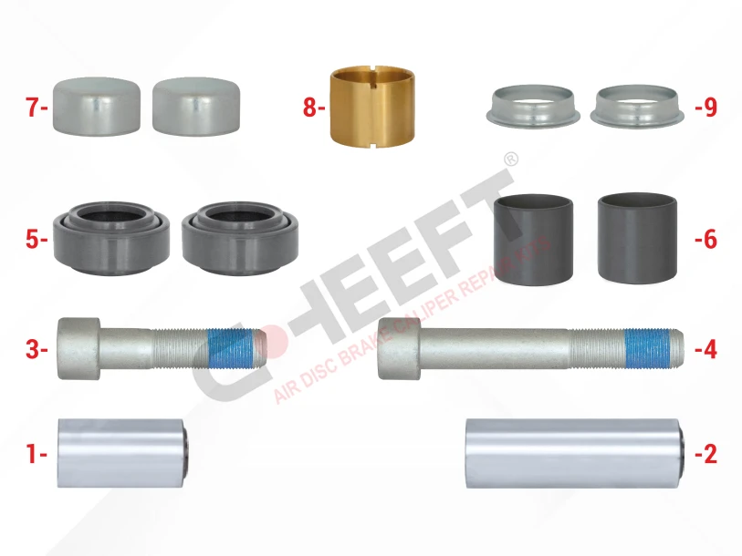 Caliper Guides & Seals Repair Kit