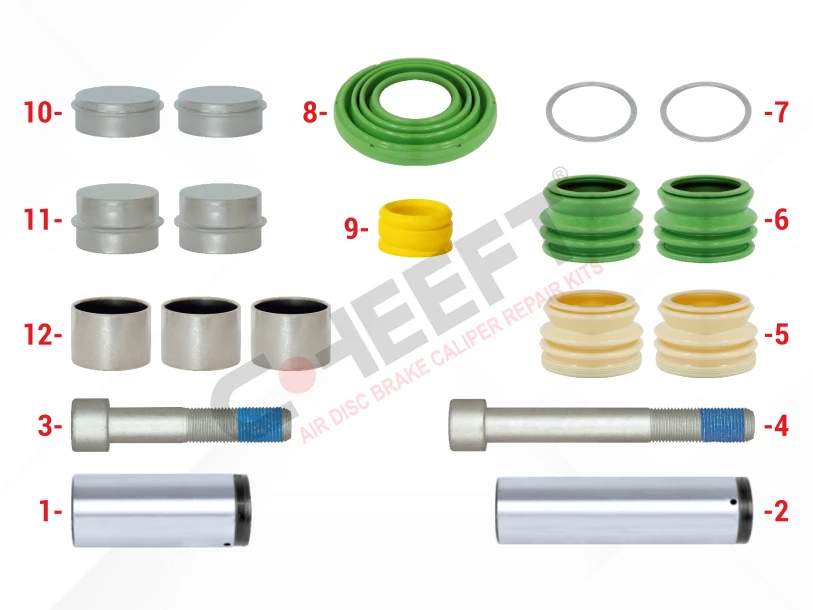 CH3155 - Caliper Guides & Seals Repair Kit | CHEEFT