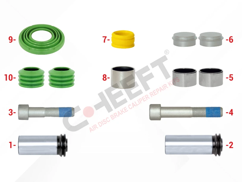 Caliper Guides & Seals Repair Kit (OTOKAR Sultan)