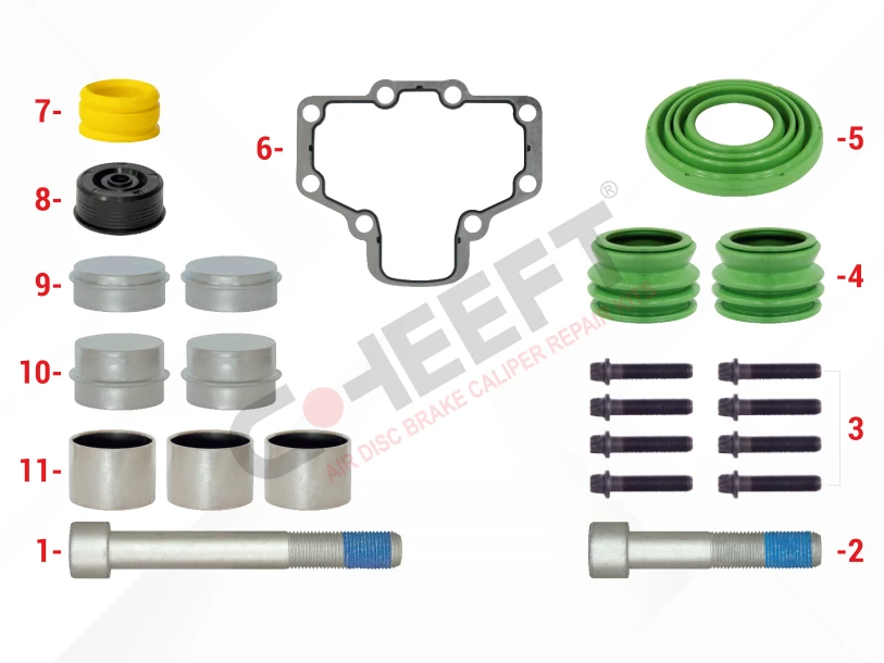 CH3174 - Caliper Bolts, Seals & Gasket Repair Kit | CHEEFT