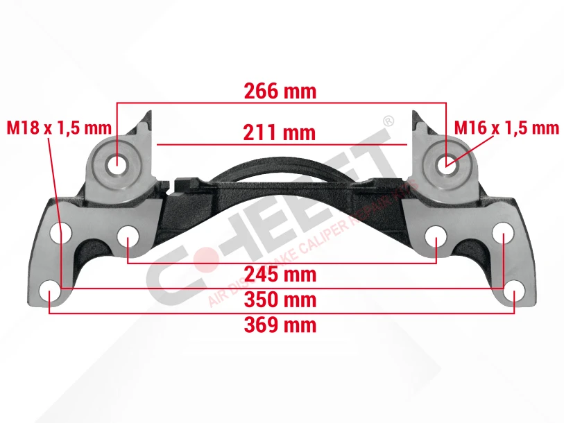 Caliper Carrier MAXX19 ( 19.5 - Left )