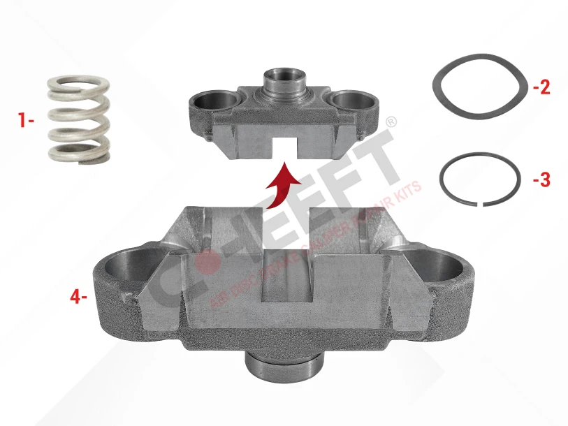 Caliper Bridge Assembly Repair Kit