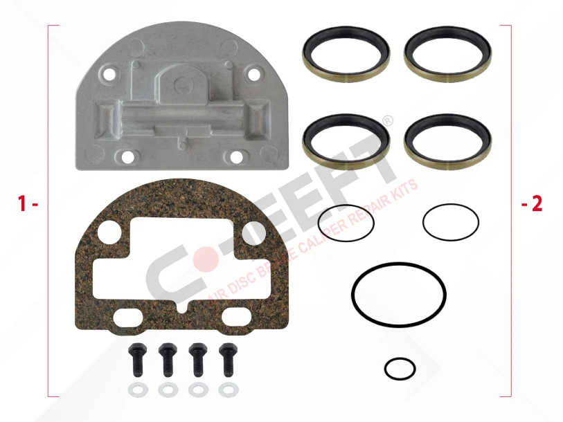 CH9028 - Brake Cover Plate Seals Kit ( Aluminium ) | CHEEFT