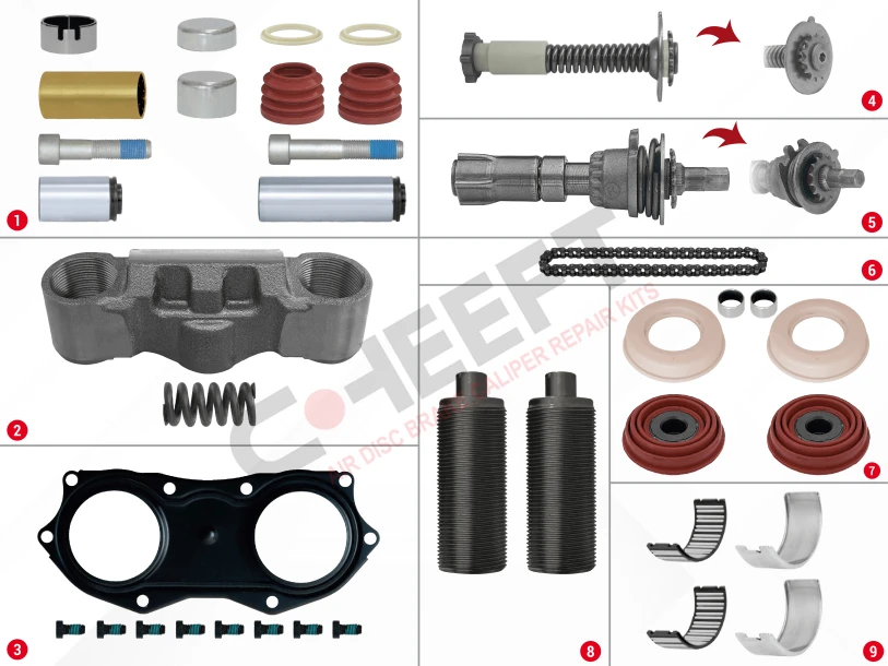 Caliper Complete Repair Set ( Scania )