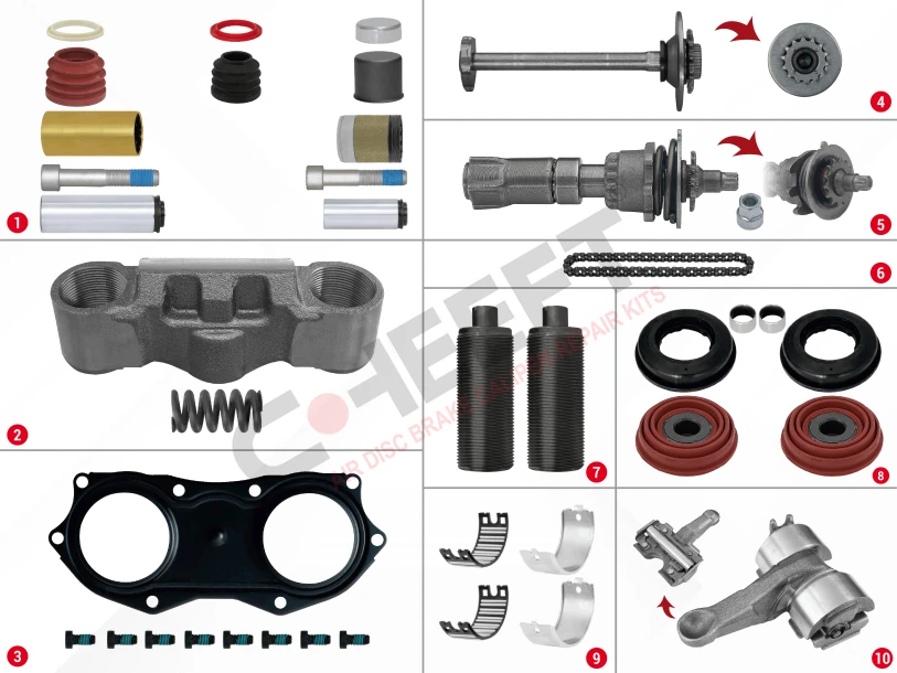 Caliper Complete Repair Set ( Scania )