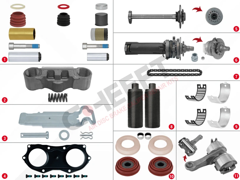 Caliper Complete Repair Set ( Scania )