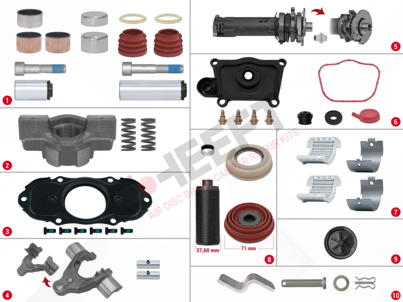 Caliper Complete Repair Set ( R - L )