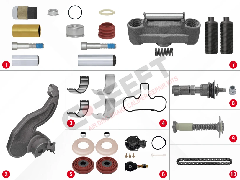 Caliper Complete Repair Set ( SB7 - MAN )